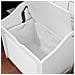 Cesto Portabiancheria Con Sacco Per Biancheria, Panca Contenitore, Bianco, Fsr40-w, it - Foto miniatura 5