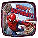 Amscan - Palloncino Di Alluminio Quadrato Happy Birthday Spiderman - Foto miniatura 1