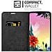 Custodia Compatibile Con Lg K50s In Nero Di Notte - Coperchio Protettiva Con Chiusura Magnetica, Funzione Stand E Tasca Per Le Carte - Foto miniatura 4