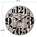 Orologio A Muro Mdf Nero Marrone Cucina Soggiorno 33,8x33,8x4 - Foto miniatura 8