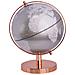 Mappamondo Argento 28 Cm Cabot - Foto miniatura 10