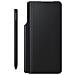 Custodia Leather Flip Cover Ef-ff92pcbegee Per Galaxy Z Fold 3 5g Nero - Foto miniatura 1