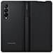 Custodia Leather Flip Cover Ef-ff92pcbegee Per Galaxy Z Fold 3 5g Nero - Foto miniatura 4
