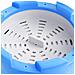 Piscina Fuori Terra con Skimmer e Pompa Sospesi 350x90cm Grigia - Foto miniatura 4