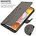 Cadorabo Custodia Compatibile Con Samsung Galaxy A42 / M42 In Grigio Fiore - Coperchio Protettivo In Design Floreale Con Chiusura Magnetica, Funzione Stand E Slot Per Carte - Foto miniatura 5