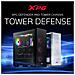 XPG CASE MID. T DEFENDER WHITE TG 2+1ARGB 120mm fan - Foto miniatura 2