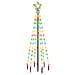 Albero di Natale con Puntale Colorato 108 LED 180 cm - Foto miniatura 1