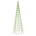 Albero Di Natale Pennone Colorato 732 Led 500 Cm - Foto miniatura 1