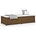 Dormeuse Marrone Miele 90x200 Cm In Legno Massello Di Pino - Foto miniatura 2