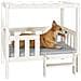 Cuccia per Cani Bianco 95,5x73,5x90cm in Legno Massello di Pino - Foto miniatura 2
