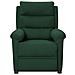 Poltrona Massaggiante Elettrica Verde Scuro In Tessuto - Foto miniatura 3