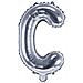 Palloncino 53 Cm, Lettera C - Argento - Foto miniatura 5