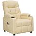 Poltrona Elettrica Reclinabile Crema In Tessuto - Foto miniatura 2