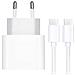 Pack Originale Apple Caricabatterie Usb-c 20w E Cavo Usb-c 1 Metro Bianco - Foto miniatura 2