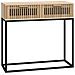 Tavolino Consolle 80x30x75 Cm Legno Multistrato E Ferro - Foto miniatura 2