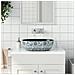 Lavabo Da Appoggio Nero E Blu Ovale 47x33x13 Cm Ceramica - Foto miniatura 1