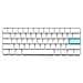 DKON2061ST tastiera USB QWERTZ Tedesco Bianco - Foto miniatura 1