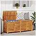 Contenitore Giardino Con Feritoia 150x50x56cm Massello Acacia - Foto miniatura 1