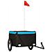 Rimorchio Da Bici Nero E Blu 45 Kg In Ferro - Foto miniatura 2