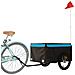 Rimorchio Da Bici Nero E Blu 45 Kg In Ferro - Foto miniatura 3