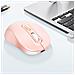 Mouse Senza Fili Bluetooth O Wi-fi 2,4 Ghz Precisione E Comfort, Rosa Cipria - Foto miniatura 2
