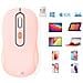 Mouse Senza Fili Bluetooth O Wi-fi 2,4 Ghz Precisione E Comfort, Rosa Cipria - Foto miniatura 3