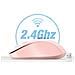 Mouse Senza Fili Bluetooth O Wi-fi 2,4 Ghz Precisione E Comfort, Rosa Cipria - Foto miniatura 4