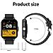 Orologio Intelligente Con Chiamata Bluetooth E Fitness Tracker Black - Foto miniatura 7