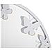 Specchio Con Cornice Mf491 - Bianco - Metallo - 62,5x2,3x62,5 Cm - Foto miniatura 3