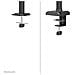 DS60-600BL1 Braccio per monitor 10-32" - Quick-fix - 180°-stop - Foto miniatura 12