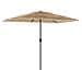 Ombrellone Giardino LED e Palo in Acciaio Marrone 300x200x250cm - Foto miniatura 4