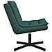 Sedia girevole Verde scuro Tessuto Standard Girevole - Foto miniatura 5