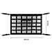 Rete Portaoggetti Per Tetto Auto 30 Scomparti, 80cm X 53cm, Nero, Compatibile Con Accessori Auto It - Foto miniatura 4