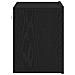 Mobile TV Rovere Nero 60x30x41 cm in Legno Massello - Foto miniatura 7