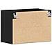 Mobile TV Rovere Nero 60x30x41 cm in Legno Massello - Foto miniatura 8