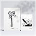 Set Di 6 Stampe Stampe Artistiche In Stile Schizzo Di Iris Con Inchiostro Nero Per L'interior Design A3 & A4 Senza Cornice - Foto miniatura 2