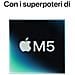 MacBook Pro 14" Chip M5 10-core CPU 10-core GPU, 16GB, 512GB SSD Argento - Foto miniatura 3