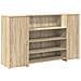 Banco Reception Rovere Sonoma 180x50x103,5 cm Legno Multistrato - Foto miniatura 1