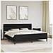 Struttura letto con materasso Nero 180 x 200 cm Similpelle - Foto miniatura 2