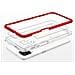 Custodia Trasparente 3in1 Per Samsung Galaxy A22 4g, Cover In Gel Rossa - Foto miniatura 5