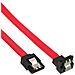 cavo sata 7pin l-form a sata 7pin l-form, max 1,5gbs, piatto, chiusura a scatto, connettore a 90 gradi, rosso, 0,15m - Foto miniatura 1