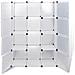 Armadio Modulare con 9 Scomparti 109x36,5x143 cm Bianco - Foto miniatura 3