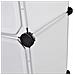 Armadio Modulare con 9 Scomparti 109x36,5x143 cm Bianco - Foto miniatura 5