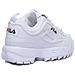 Disruptor Wmn 1fg White Scarpa Tempo Libero - Donna Us 10,5 - Foto miniatura 11