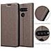 Custodia Compatibile Con Lg K50s In Bruno Caffè - Coperchio Protettiva Con Chiusura Magnetica, Funzione Stand E Tasca Per Le Carte - Foto miniatura 4