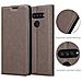 Custodia Compatibile Con Lg K50s In Bruno Caffè - Coperchio Protettiva Con Chiusura Magnetica, Funzione Stand E Tasca Per Le Carte - Foto miniatura 8