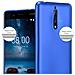 Custodia Compatibile Con Nokia 8 2017 In Blu Metallico - Coperchio Protettivo In Silicone Tpu Flessibile - Foto miniatura 7