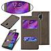 Cadorabo Custodia Compatibile Con Samsung Galaxy Note 4 In Bruno Pietra - Coperchio Protettivo Con Chiusura Magnetica, Funzione Stand E 2 Finestre Di Visualizzazione - Foto miniatura 6