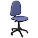 04cp - Sedia Ergonomica Da Ufficio, Con Meccanismo Di Contatto Permanente, Regolabile In Altezza E Ruote Per Parquet Blu Chiaro - Foto miniatura 1