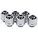 Eiszapfen 16/10mm Compression Fitting G1/4 - Chrome Sixpack - Foto miniatura 1
